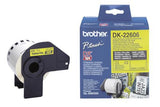 Brother DK-22606 DirectLabel Etikettes yellow 62mm x 15,24m for Brother P-Touch QL/700/800/QL 12-102mm/QL 12-103.6mm