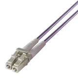 connektgear 15m Duplex Fibre Optic Multi-Mode Cable OM4 50/125 Micron LC to LC Purple 3-5 working days non cancellable non returnable