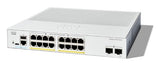 Cisco Catalyst 1200-16P-2G Smart Switch, 16 Port GE, PoE, 2x1GE SFP, Limited Lifetime Protection (C1200-16P-2G)