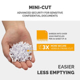 Fellowes Paper Shredder 100 Sheet Auto Feed Mini Cut Shredder AutoMax 100M Shredder 23 Litre Bin Advanced Security P4