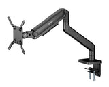 Manhattan Desk Mount for TV & Monitors (Full Motion Spring),For screens 13" to 42",C-Clamp or Grommet Assembly,VESA compatability:all between 75x75mm and 200x200mm -check the dimensions of the four mounting holes on back of screen to ensure it fits,Max 20