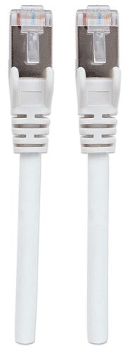 Intellinet Network Patch Cable, Cat6, 30m, White, Copper, S/FTP, LSOH / LSZH, PVC, RJ45, Gold Plated Contacts, Snagless, Booted, Lifetime Warranty