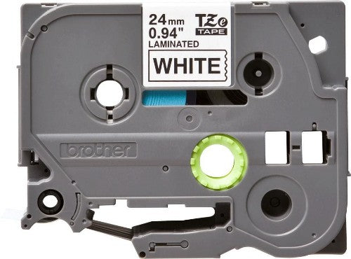 Brother TZE-251CIV DirectLabel black on white Laminat 24mm x 8m for Brother P-Touch TZ 3.5-24mm/HSE/36mm/6-24mm/6-36mm