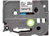Brother TZE-251CIV DirectLabel black on white Laminat 24mm x 8m for Brother P-Touch TZ 3.5-24mm/HSE/36mm/6-24mm/6-36mm