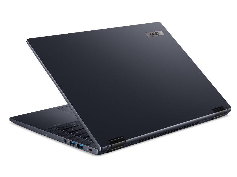 Acer TravelMate TMP414RN-52 Hybrid (2-in-1) 35.6 cm (14") Touchscreen WUXGA Intel® Core™ i5 i5-1240P 8 GB DDR4-SDRAM 512 GB SSD Wi-Fi 6E (802.11ax) Windows 11 Pro Blue