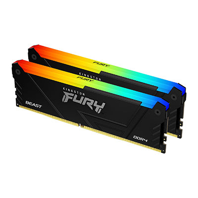 32GB 2666MT/s DDR4 CL16 DIMM (Kit of 2) 1Gx8 FURY Beast RGB