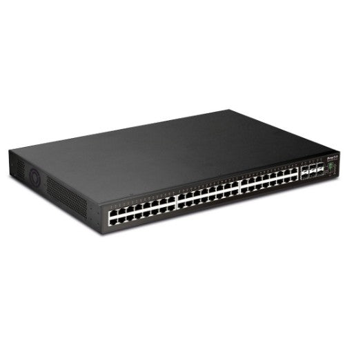 DrayTek VigorSwitch P2542x Managed L2+ Gigabit Ethernet (10/100/1000) Power over Ethernet (PoE) 1U Black