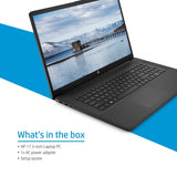 HP Laptop 17-cn3007na Intel® N i3-N305 43.9 cm (17.3") Full HD 8 GB DDR4-SDRAM 512 GB SSD Wi-Fi 6 (802.11ax) Windows 11 Home Silver
