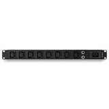 StarTech.com 8-Port Rack-Mount PDU with C13 Outlets - 16 A - 10 ft. Power Cord (BS 1363) - 1U