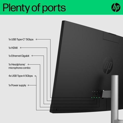 HP 24 -cr0047na PC Intel® Core™ i5 i5-1335U 60.5 cm (23.8") 1920 x 1080 pixels All-in-One PC 8 GB DDR4-SDRAM 512 GB SSD Windows 11 Home Wi-Fi 6 (802.11ax) White