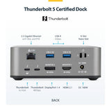 StarTech.com Thunderbolt 5 Universal Docking Station, Multi-Display Hub, 8K 60Hz or 4K 144Hz, 120Gbps Bandwidth Boost, 140W PD, 30W Phone Charging, USB 10Gbps, 2.5G LAN