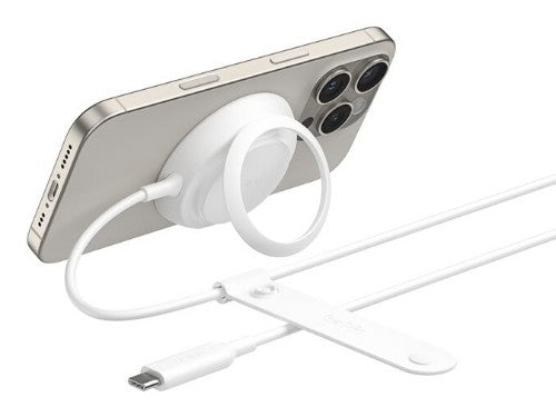 Belkin WIA014MYWH mobile device charger Smartphone, Headphones White USB Wireless charging Fast charging Indoor