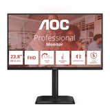 AOC 24E4U computer monitor 60.5 cm (23.8") 1920 x 1080 pixels Full HD LED Black