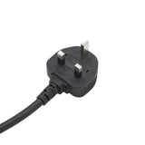 connektgear 3m UK Mains Power Cable - UK Plug to C5 (Cloverleaf) Socket