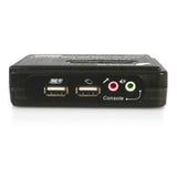 StarTech.com 2 Port Black USB KVM Switch Kit with Audio and Cables
