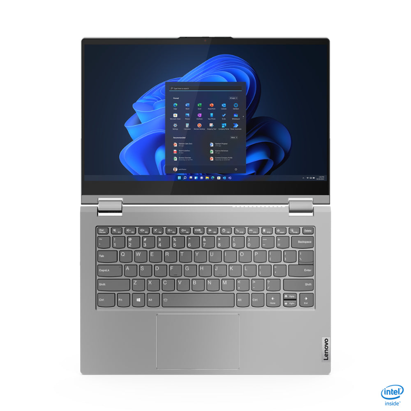 Lenovo ThinkBook 14s Yoga Intel® Core™ i5 i5-1335U Hybrid (2-in-1) 35.6 cm (14") Touchscreen Full HD 16 GB DDR4-SDRAM 256 GB SSD Wi-Fi 6 (802.11ax) Windows 11 Pro Grey