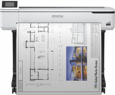 Epson SureColor SC-T5100 large format printer Wi-Fi Inkjet Colour 2400 x 1200 DPI A1 (594 x 841 mm) Ethernet LAN  - Printers & Scanners - Epson