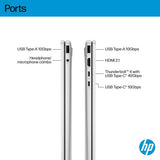 HP OmniBook X FlipNGAI 16-as0004na Copilot+ PC Intel Core Ultra 5 226V Hybrid (2-in-1) 40.6 cm (16") Touchscreen 2K 16 GB LPDDR5x-SDRAM 512 GB SSD Wi-Fi 7 (802.11be) Windows 11 Home Silver