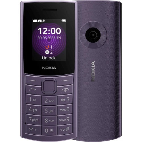 Nokia 110 4G (2023) 4.57 cm (1.8") 94.5 g Purple Feature phone