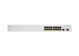 Cisco Business CBS220-16P-2G Smart Switch | 16 Port GE | PoE | 2x1G SFP | 3-Year Limited Hardware Warranty (CBS220-16P-2G-UK)