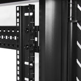 StarTech.com 4-Post 32U Server Rack Cabinet, Lockable 19" Data Rack Cabinet for Computer / AV / IT Equipment, Office / Home Network Rack with Casters & Adjustable Mounting Rails