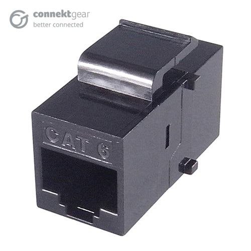 connektgear RJ45 CAT6 LS0H Coupler - Black  - Wiring Devices & Accessories - connektgear