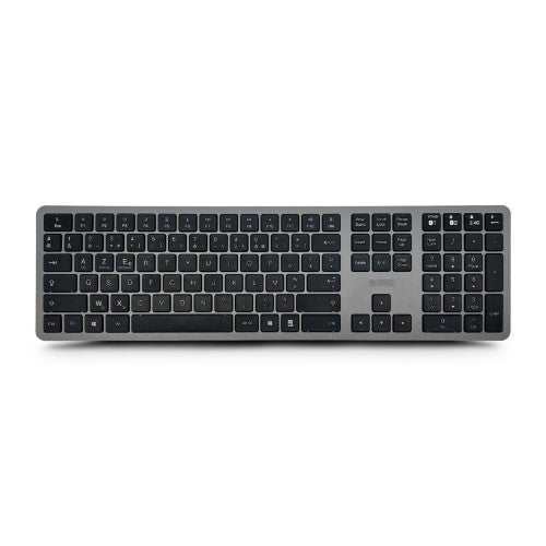 Urban Factory ONLEE: RECHARGEABLE COMBO KEYBOARD AND MOUSE - BLUETOOTH & 2.4GHZ - UK LAYOUT