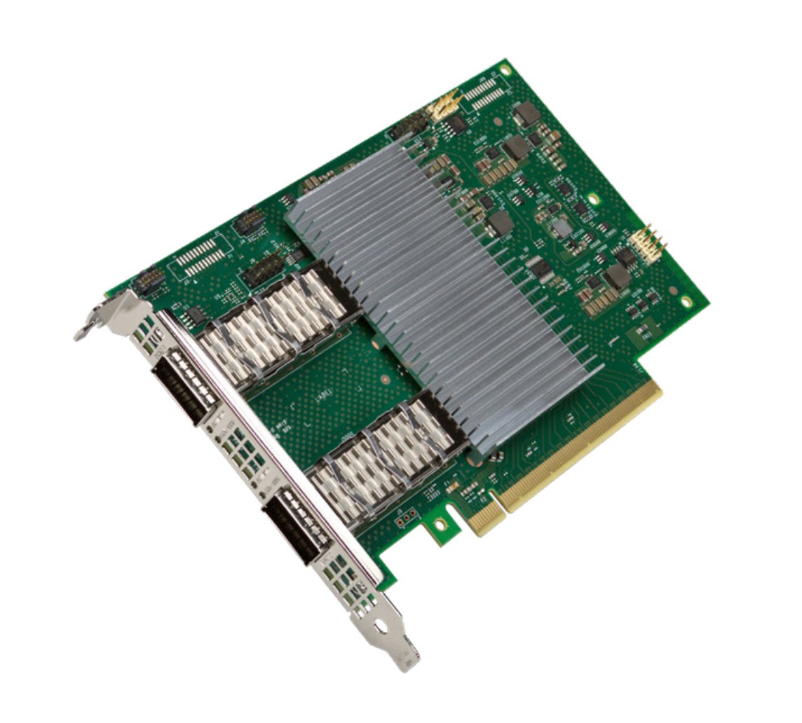 Intel E810-2CQDA2 - Network adapter - PCIe 4.0 x16 - QSFP28 x 2  - Computer Components - Intel