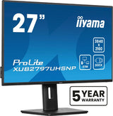 iiyama ProLite XUB2797UHSNP-B1 computer monitor 68.6 cm (27") 3840 x 2160 pixels 4K Ultra HD LED Black