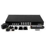 StarTech.com 4x4 HDMI Matrix Switch with Picture-and-Picture Multiviewer or Video Wall - TAA