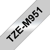 Brother TZE-M951 DirectLabel black on silver matt 24mm x 8m for Brother P-Touch TZ 3.5-24mm/HSE/36mm/6-24mm/6-36mm