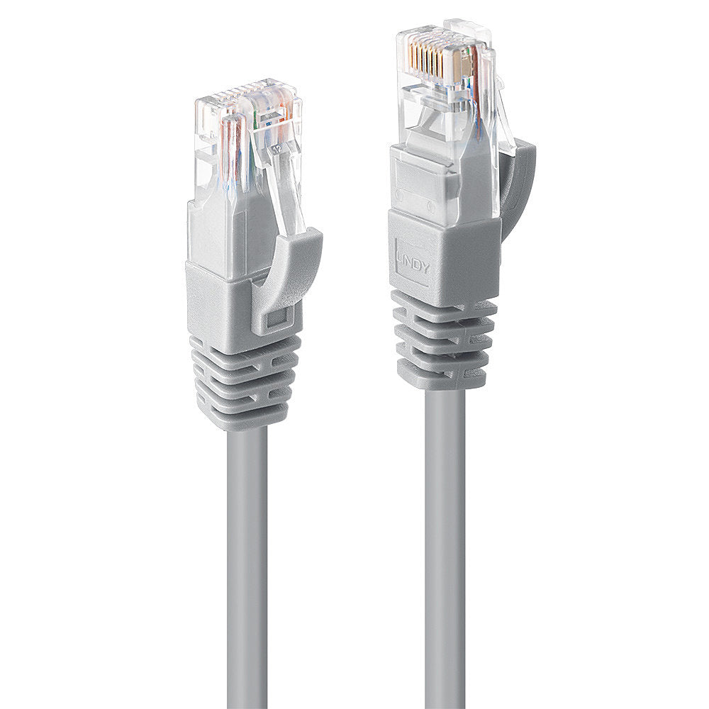 Lindy 30m Cat.6 U/UTP Network Cable, Grey  - Computer Cables - Lindy