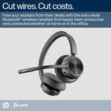 HP Poly Voyager 4320-M Microsoft Teams Certified Headset +BT700 dongle +Charging Stand