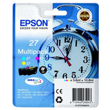 Epson C13T27054012/27 Ink cartridge multi pack C,M,Y 3x350pg3x3,6ml Pack=3 for Epson WF 3620
