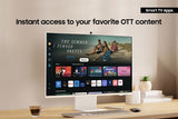 Samsung 32" M80D UHD White Smart Monitor with Speakers and Remote