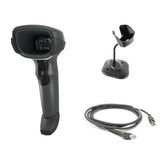 Zebra 1D/2D/OCR, 340 mA, IP52, Array Imager, Black, USB cable kit with Stand