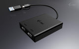 i-tec USB-A/USB-C Dual 4K/60 Hz DisplayPort Video Adapter