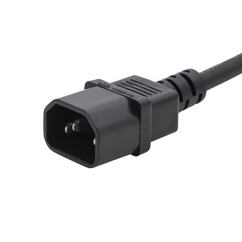 connektgear 0.5m Mains Extension Power Cable - C14 Plug to C13 Socket