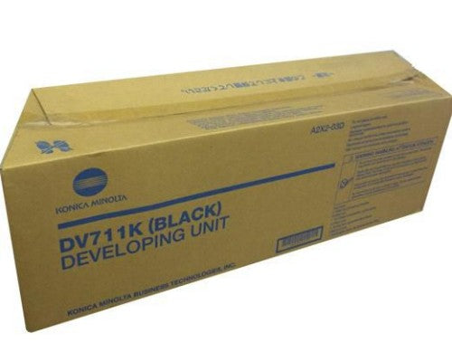 Konica Minolta A2X203D/DV-711K Developer unit black, 1,200K pages for KM Bizhub C 654