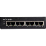 StarTech.com Industrial 8 Port Gigabit PoE Switch - 30W - Power Over Ethernet Switch - GbE PoE+ Unmanaged Switch - Rugged High Power Gigabit Network Switch IP-30/-40 C to 75 C