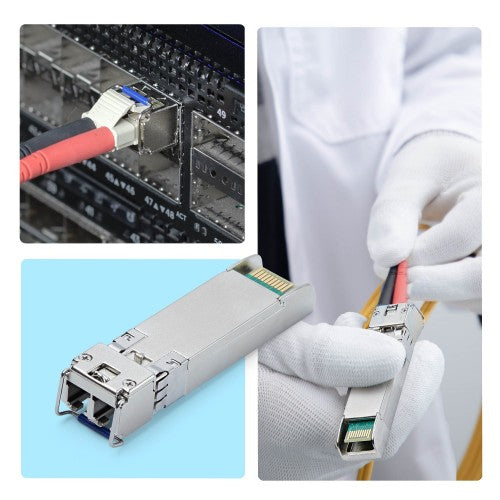 StarTech.com Uncoded SFP+ Module, Industrial Temperature Range, 10Gbps, Single Mode Fiber (SMF), 10km [6.2mi], LC Transceiver, 1310nm