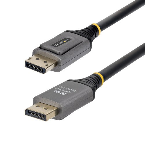 StarTech.com 1m DisplayPort 2.1 Cable, VESA Certified DP54 DisplayPort Cable, Uncompressed 8K 60Hz, 8K 144Hz/4K 240Hz w/DSC 1.2a, DP 2.1 Monitor Cord