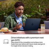 HP EliteBook X G1i Next Gen AI PC Copilot+ PC Intel Core Ultra 7 258V Laptop 35.6 cm (14") Touchscreen WUXGA 32 GB LPDDR5x-SDRAM 512 GB SSD Wi-Fi 7 (802.11be) Windows 11 Pro Blue