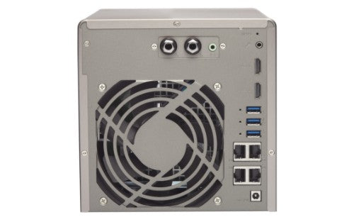 QNAP TS-453A NAS Tower Intel® Celeron® N3150 4 GB DDR3L 12 TB HDD QNAP Turbo System Aluminium, Black