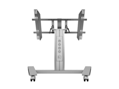 Multibrackets M Public Display Stand 80 HD Wheelbase Single Silver