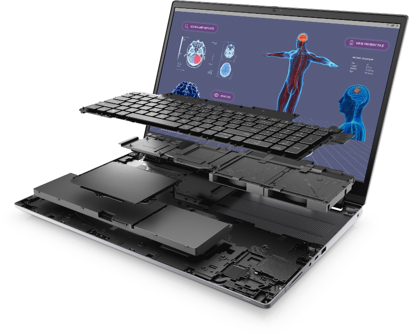 DELL Precision 7780 Mobile workstation 43.9 cm (17.3") Full HD Intel® Core™ i7 i7-13850HX 32 GB DDR5-SDRAM 1 TB SSD NVIDIA RTX 3500 Ada Wi-Fi 6E (802.11ax) Windows 11 Pro Grey