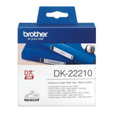 Brother DK-22210 DirectLabel Etikettes white 29mm x 30,48m for Brother P-Touch QL/700/800/QL 12-102mm/QL 12-103.6mm