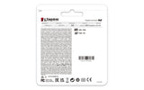 Kingston Technology 128GB Canvas React Plus SDXC UHS-II 300R/260W U3 V90 for Full HD/4K/8K