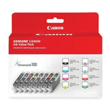 Canon 6384B010/CLI-42 Ink cartridge multi pack Bk,C,M,Y,LC,LM, GY,LGY 835 Photos 8x13ml Pack=8 for Canon Pixma Pro 100
