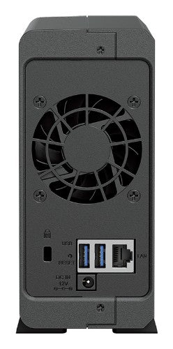 Synology DiskStation DS124 + 1 x HAT3300 4TB NAS Desktop Realtek RTD1619B 1 GB DDR4 HDD DiskStation Manager Black